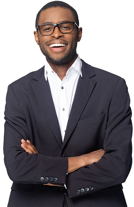 African American Business Man Smiling African American Business Man Smiling