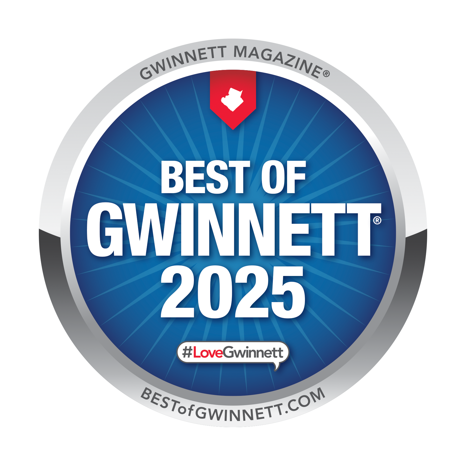 BestofGwinnettSeal A Best of Gwinnett 2025 award from Gwinnett Magazine