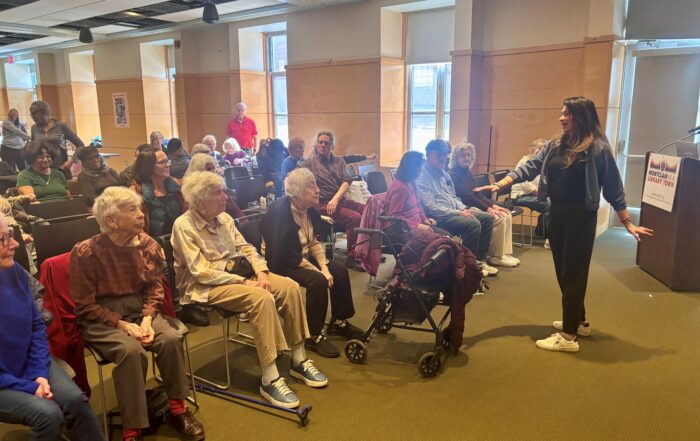 Leading seniors in CareBuilders Brain Health & Fitness Activities