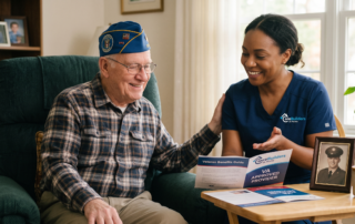 Veteran with CareBuilders home heatlh aide