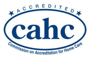 Accredited by the Commission on Accreditation for Home Care